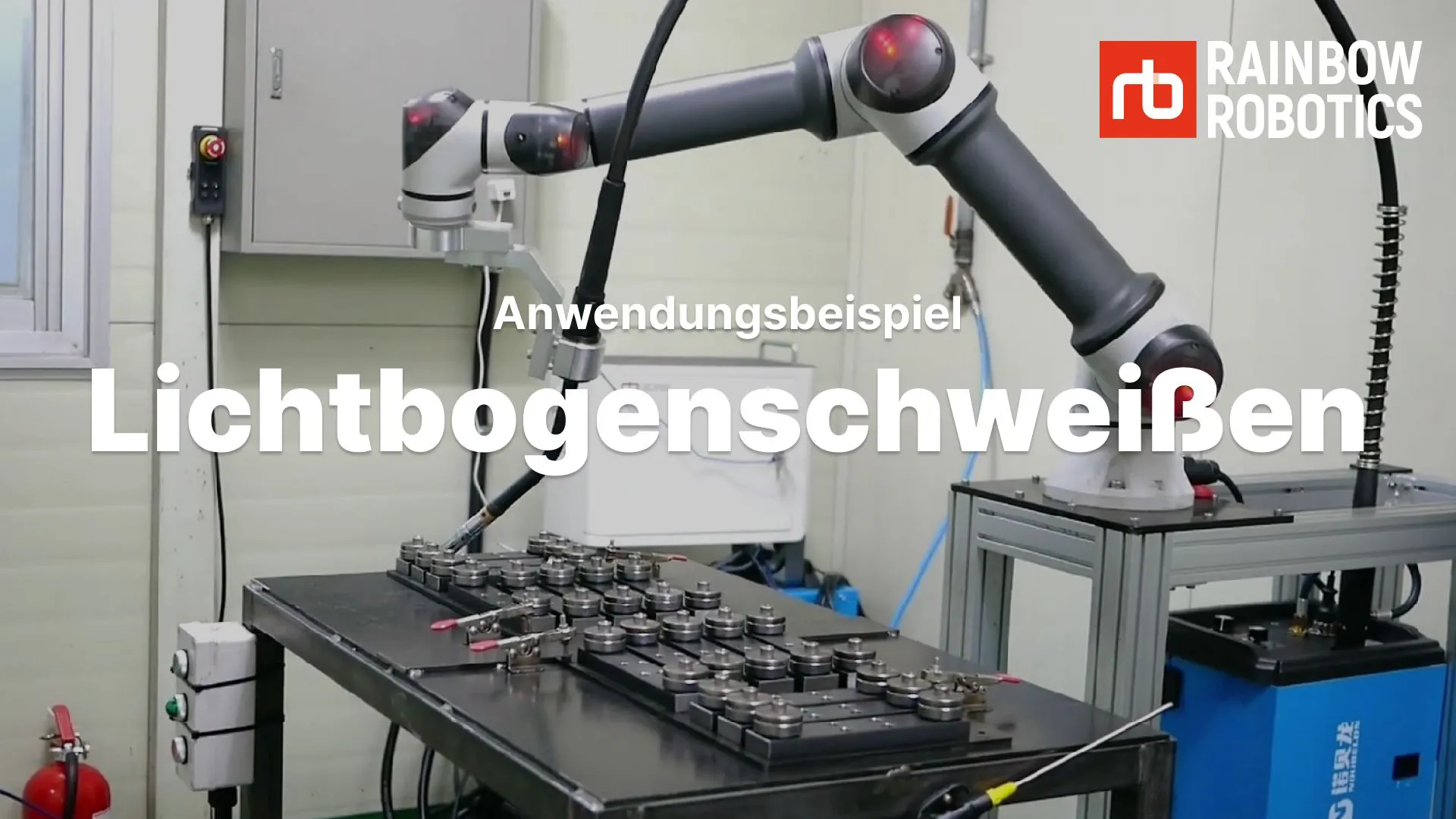 Thumbnail of Lichtbogenschweißen example application of Rainbow Robotics Cobots