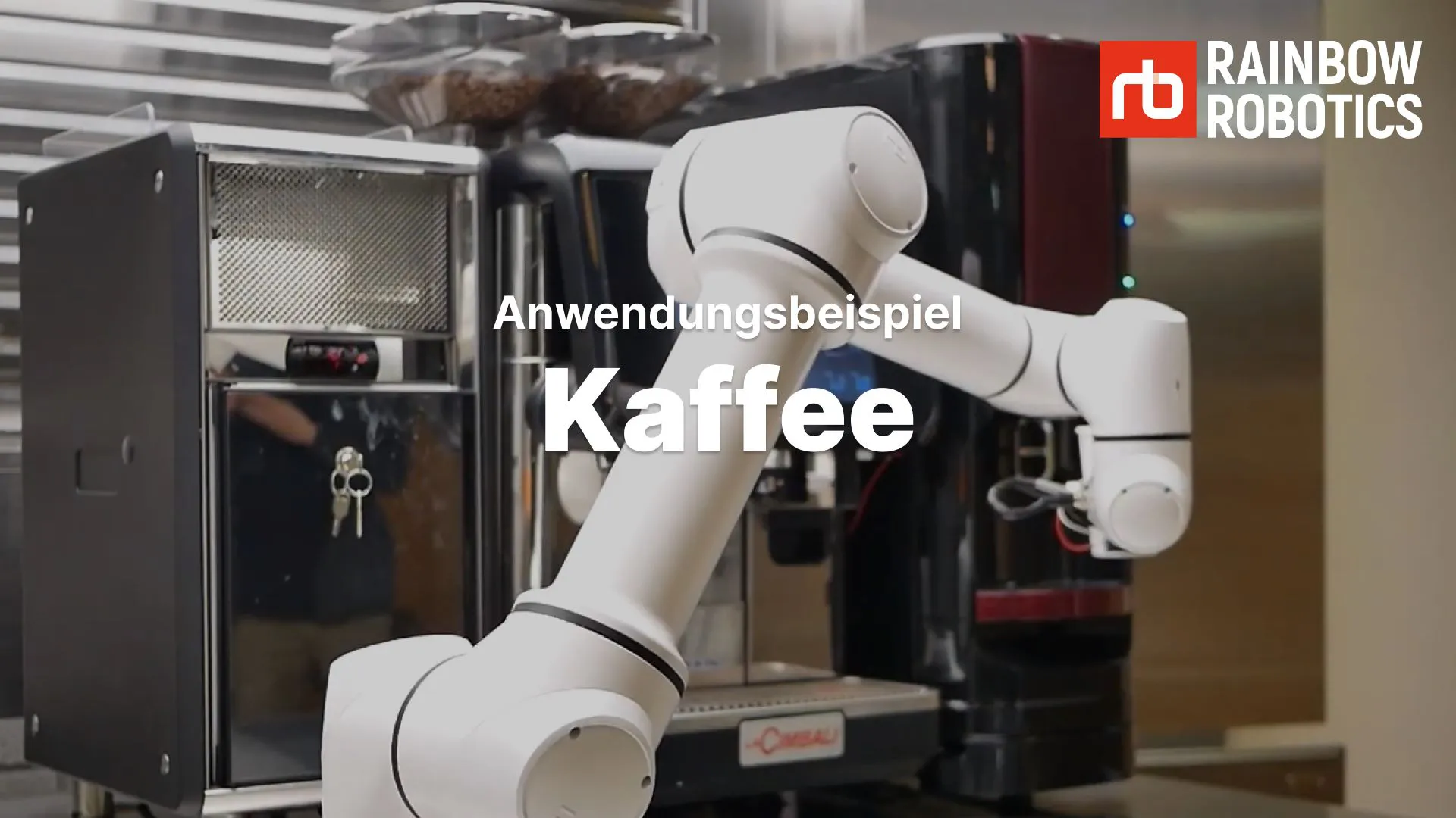 Thumbnail of Kaffee example application of Rainbow Robotics Cobots