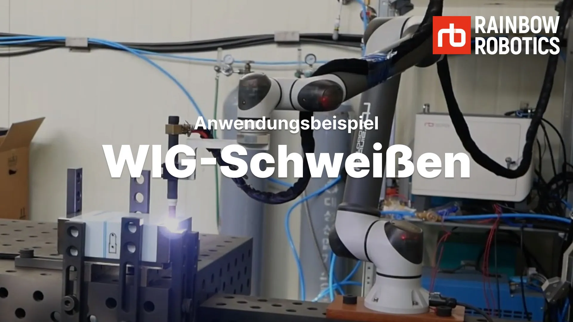 Thumbnail of WIG-Schweißen example application of Rainbow Robotics Cobots