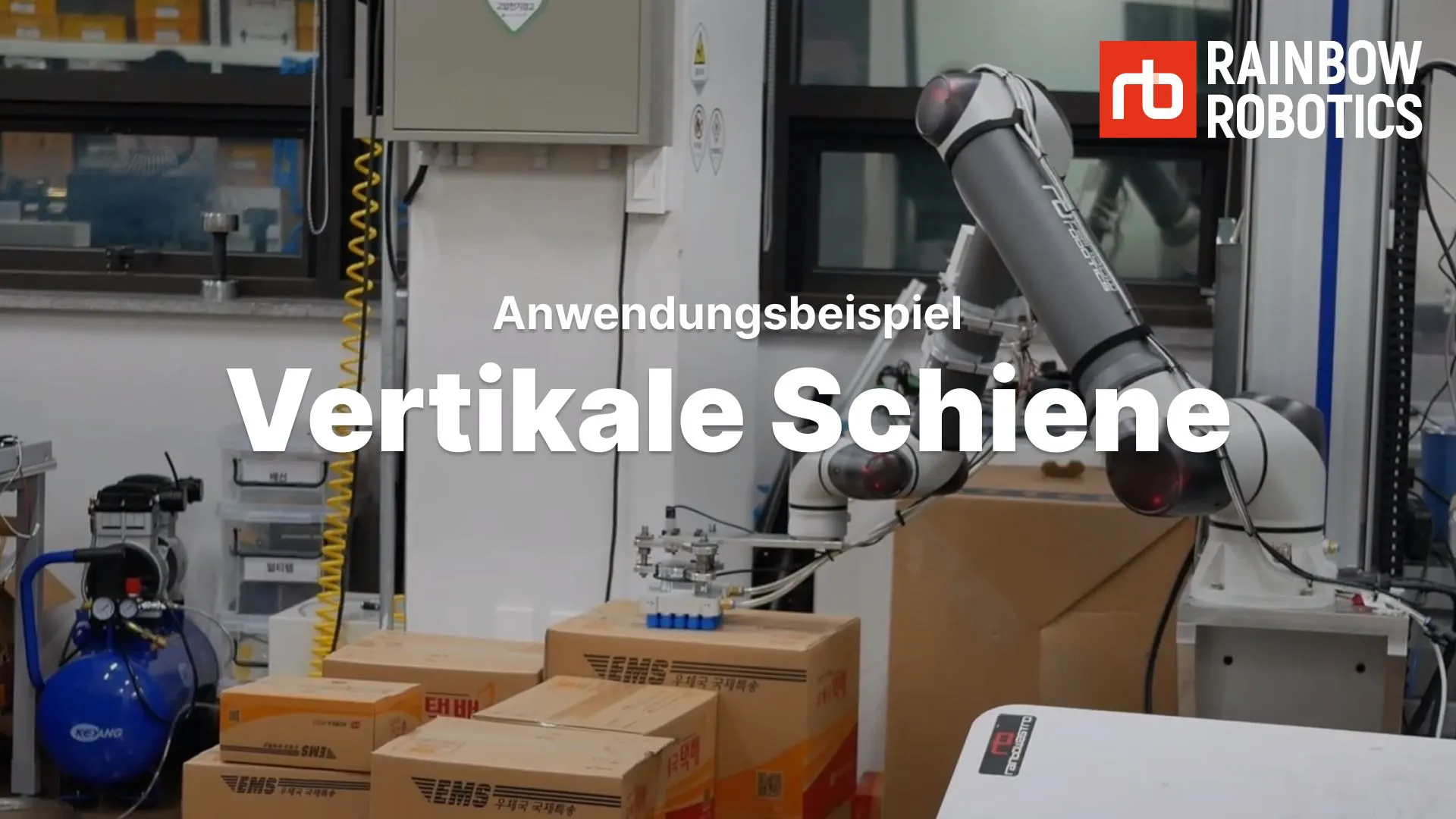 Thumbnail of Schleifen example application of Rainbow Robotics Cobots
